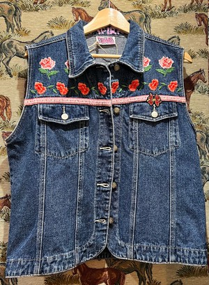 Upcycled Denim Waistcoat from MPIRA