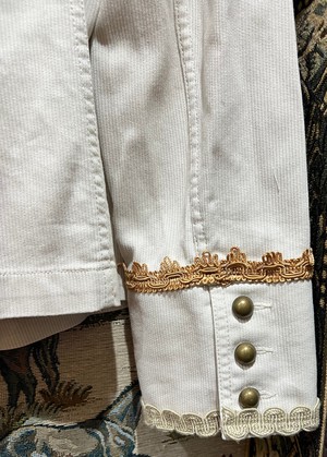 Fabulous Corduroy Blazer With Vintage Trims from MPIRA