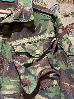 Upcycled genuine camo jacket from MPIRA