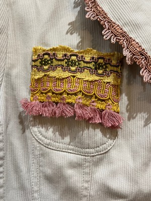 Fabulous Corduroy Blazer With Vintage Trims from MPIRA