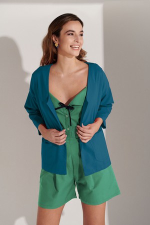 Delphine Jumpsuit Rayon - Green from M.R BRAVO