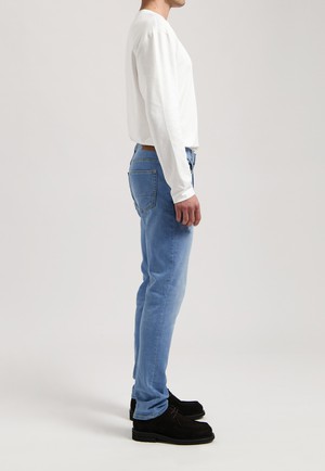 Daily Mid Tapered - Old Stone from Mud Jeans