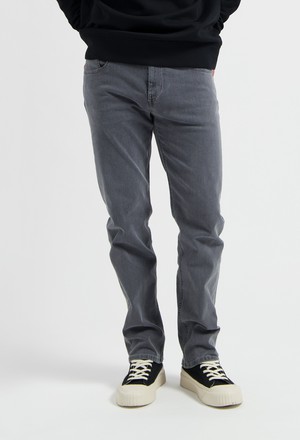 Bryce Mid Straight - Light Grey from Mud Jeans