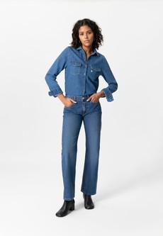 Shirley Shirt - Medium Stone via Mud Jeans