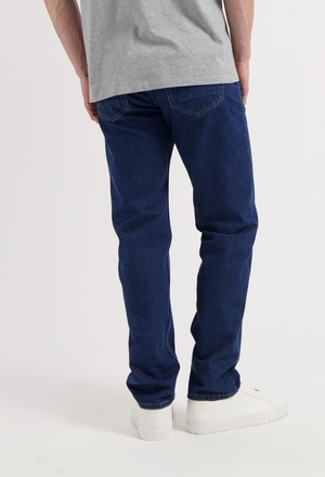 John Mid Straight - Stone Indigo from Mud Jeans