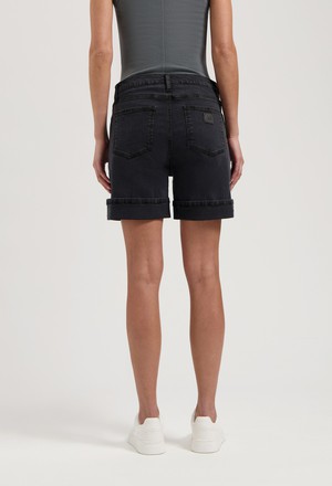 Luna Mid Short - Black Vintage from Mud Jeans