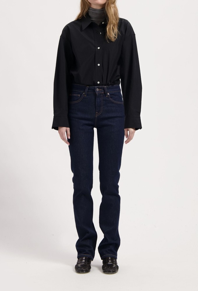 Logan High Slim - Rinse from Mud Jeans