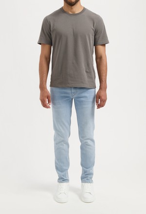 Dunn Low Tapered - Light Aged from Mud Jeans