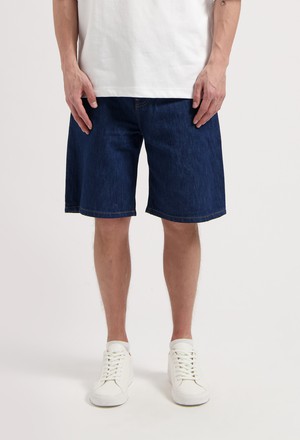 James Denim Short - Stone Indigo from Mud Jeans