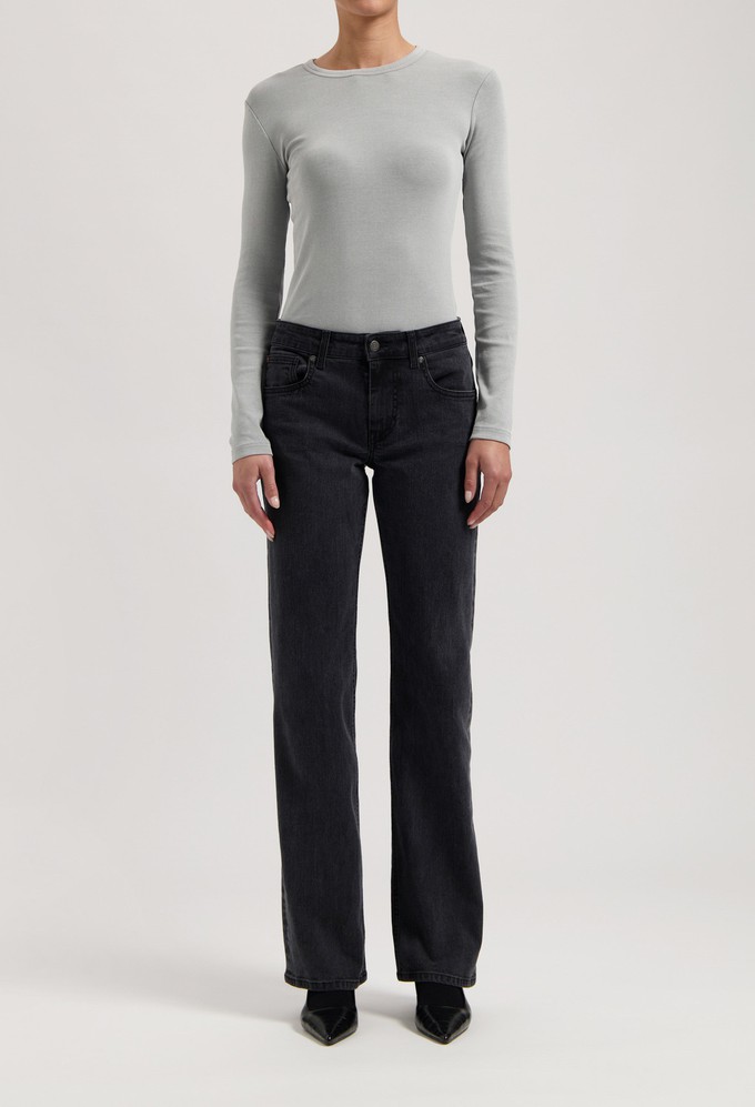 Carry Mid Straight - Black Vintage from Mud Jeans