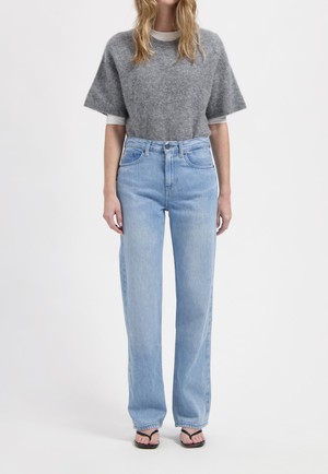 Jamie Mid Loose Flow - Stone Vintage from Mud Jeans