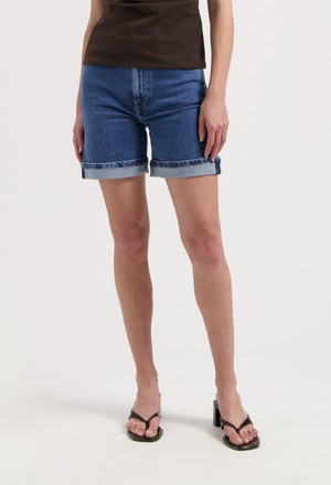 Luna Mid Short - Stone Vintage from Mud Jeans