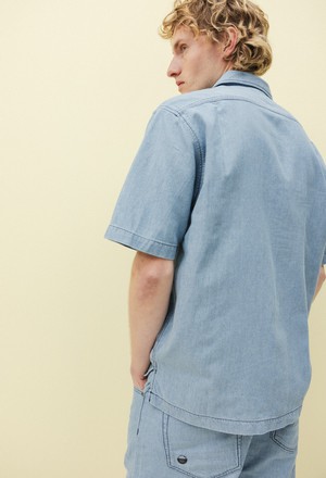 Seb Shirt - Stone Vintage from Mud Jeans