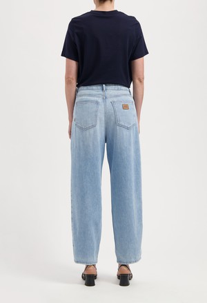 Brooke High Barrel Flow - Stone Vintage from Mud Jeans