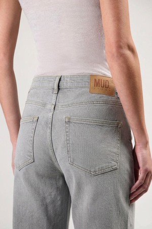 Mams High Tapered - Faded Grey from Mud Jeans