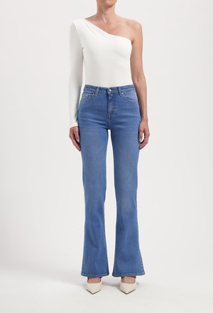Isy High Flared - Fresh Fade from Mud Jeans