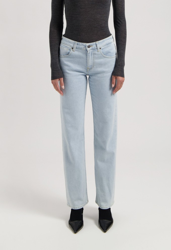 Carry Mid Straight - Light Stone from Mud Jeans