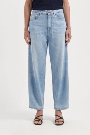 Brooke High Barrel Flow - Stone Vintage from Mud Jeans