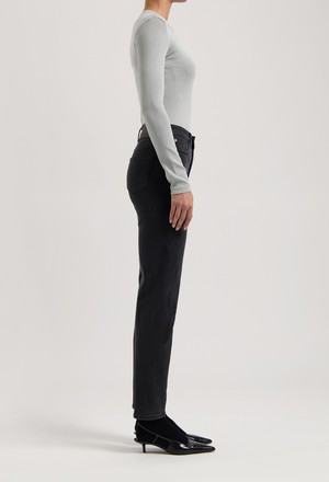 Mams High Tapered - Stone Black from Mud Jeans