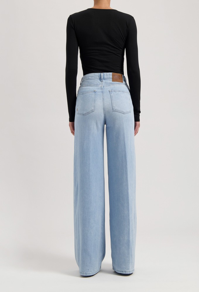 Sara High Loose Flow - Stone Vintage from Mud Jeans