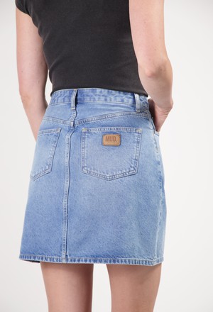 Audry Mini Skirt - Light Stone Vintage from Mud Jeans