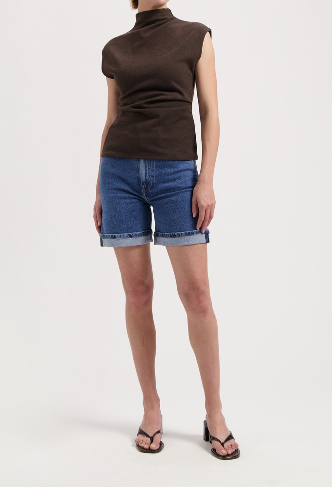 Luna Mid Short - Stone Vintage from Mud Jeans