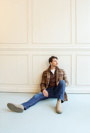 Dunn Low Tapered - Pure Blue from Mud Jeans