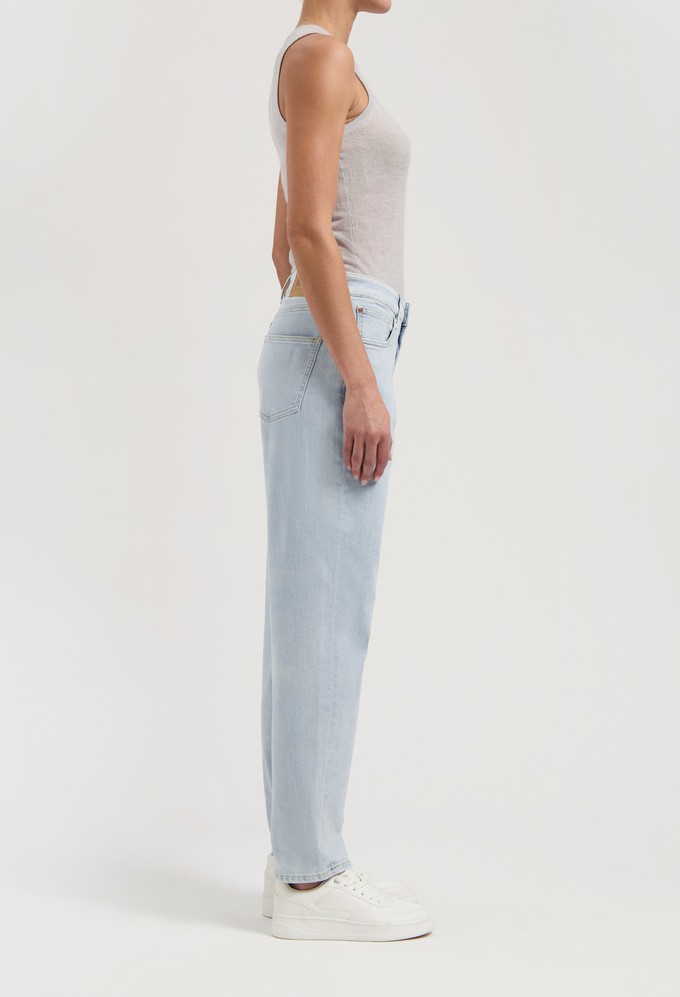 Mams High Tapered - Light Stone from Mud Jeans