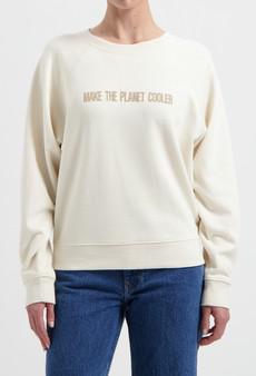 Clara Sweatshirt - Natural via Mud Jeans