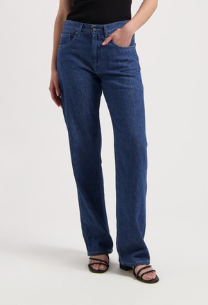 Jamie Mid Loose Flow - Stone Indigo from Mud Jeans