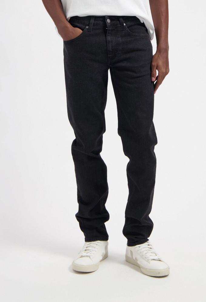 Dunn Low Tapered - Stone Black from Mud Jeans