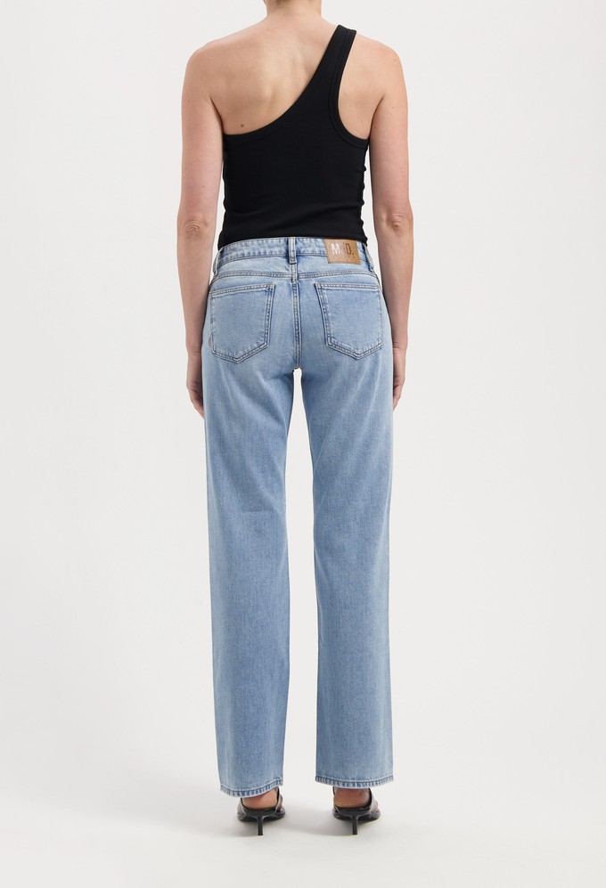 Carry Mid Straight - Light Stone Vintage from Mud Jeans