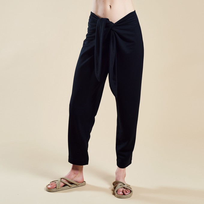 Project Cece  LOUNGE PAREO PANTS black