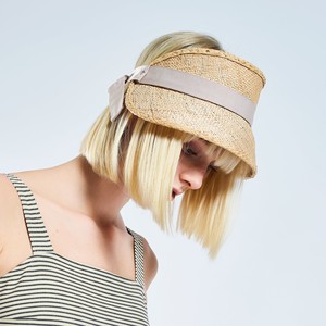 STRAW SUN VISOR natural from Mymarini