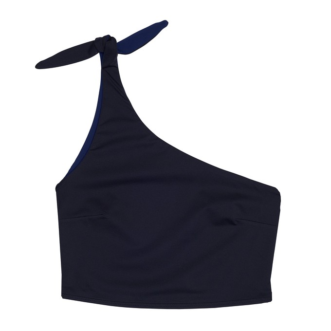 HOLIDAY ONESHOULDER TOP BLACK LINE from Mymarini