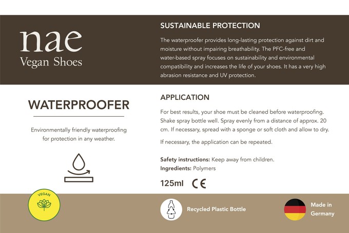 Spray Waterproofer White from NAE Vegan Shoes