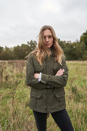 Neem Green Rain 4 pocket Sorona Jacket from Neem London