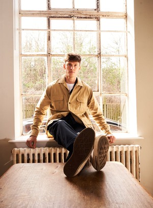 Regenerative Cotton Twill Khaki OverShirt from Neem London