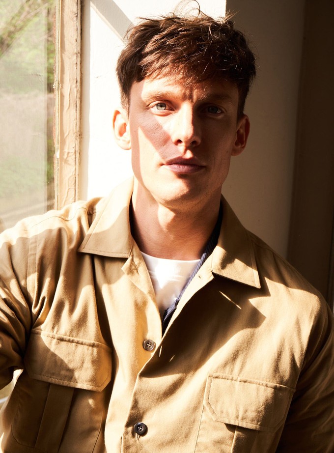 Regenerative Cotton Twill Khaki OverShirt from Neem London