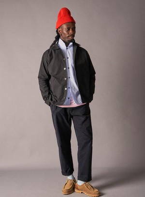 Black Neem Bomber Sorona Rain Jacket from Neem London