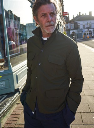 Neem Green Rain 4 pocket Sorona Jacket from Neem London