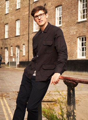 Recycled Italian Chocolate Flannel Overshirt from Neem London