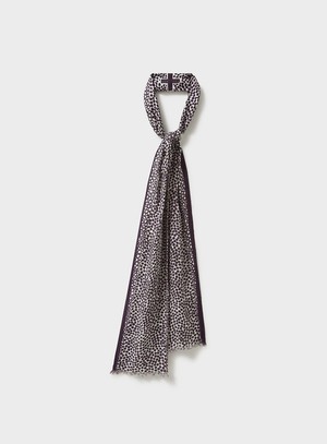 Biodegradable Italian Tencel Burgundy Stylish Scarf from Neem London
