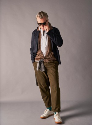 Recycled Upbeat Green Men's Socks from Neem London