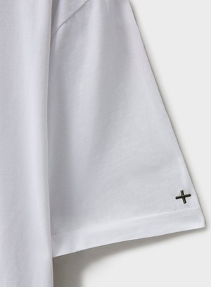 Organic 100% Cotton White Boxy T-shirt from Neem London