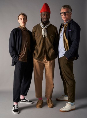 Regenerative Cotton Flannel Dorset Moss Piccadilly Overshirt from Neem London