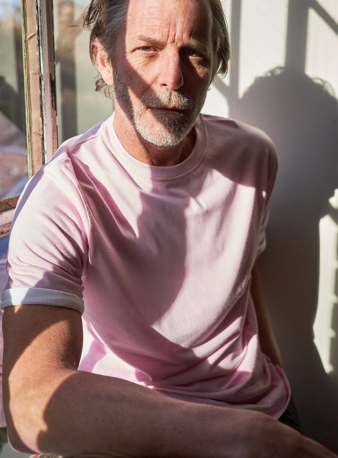 ZQ Merino Wool Jersey Pink Neem T-Shirt from Neem London