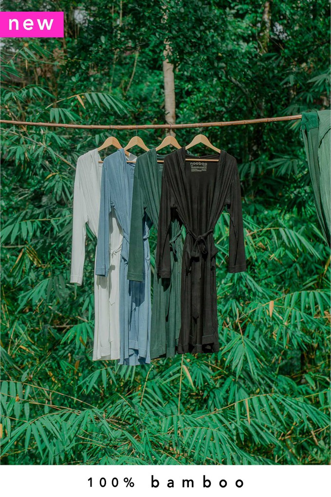 Two Nooboo 100% Bamboo Luxe Kimonos (15% OFF) from Nooboo