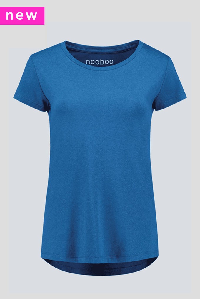 3302 BL - Luxe Bamboo Crew Neck T-Shirt Women - 185 g from Nooboo