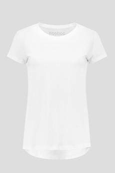 3302 BL - Luxe Bamboo Crew Neck T-Shirt Women - 185 g via Nooboo